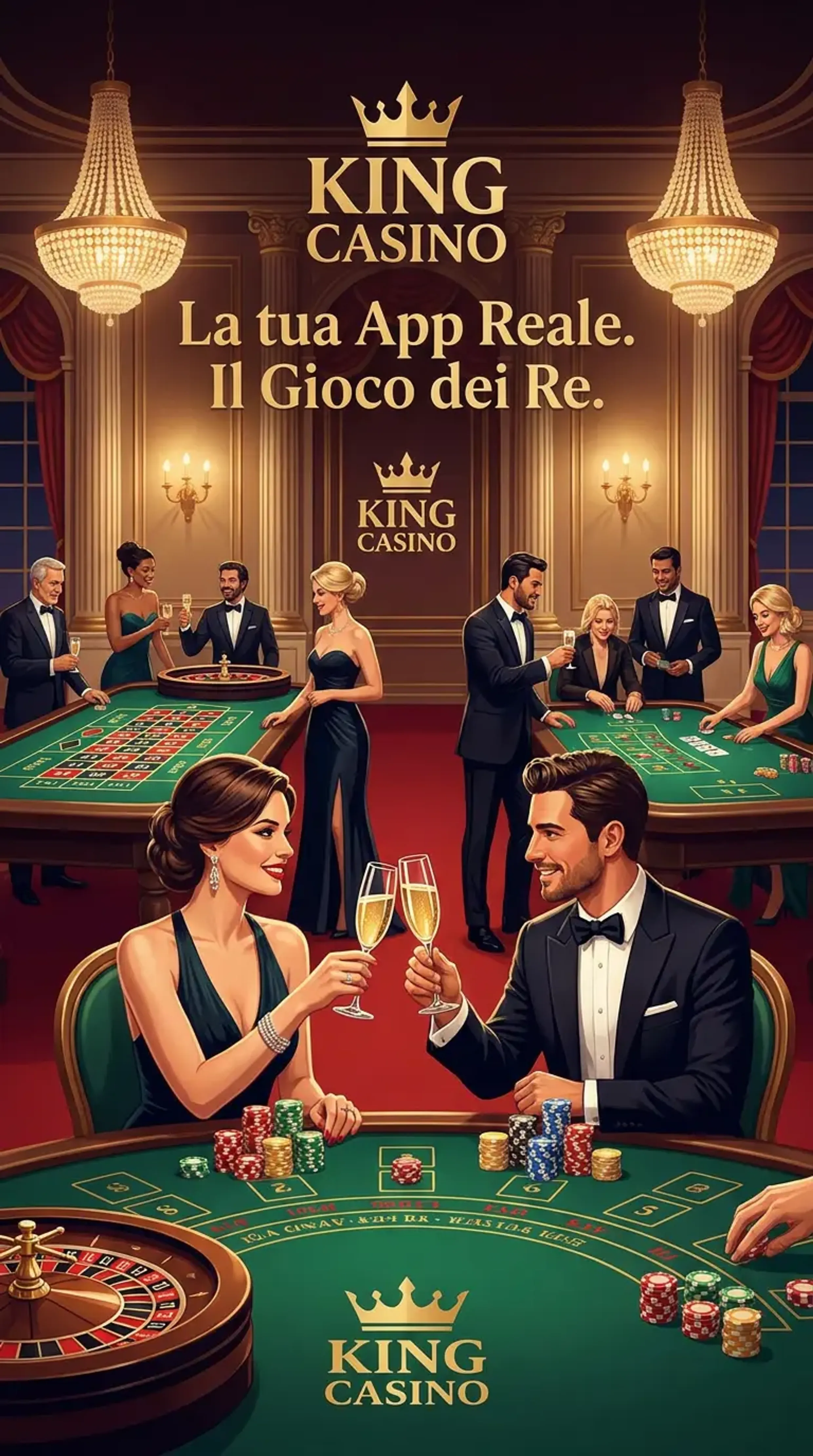 916 King Casino App app landing